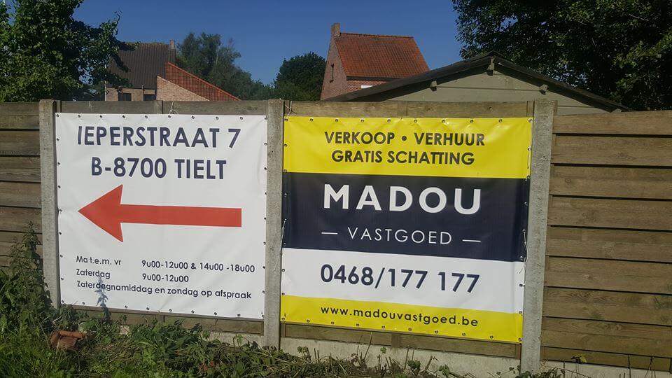 Madou Vastgoed in het straatbeeld